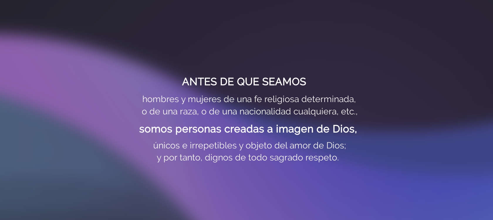 Ven a  conocernos
